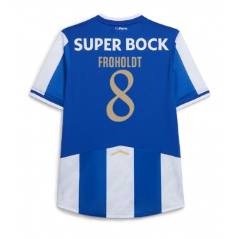 Porto Victor Froholdt #8 Maglia Gara Casa Repliche 2025-26 Maniche Corte